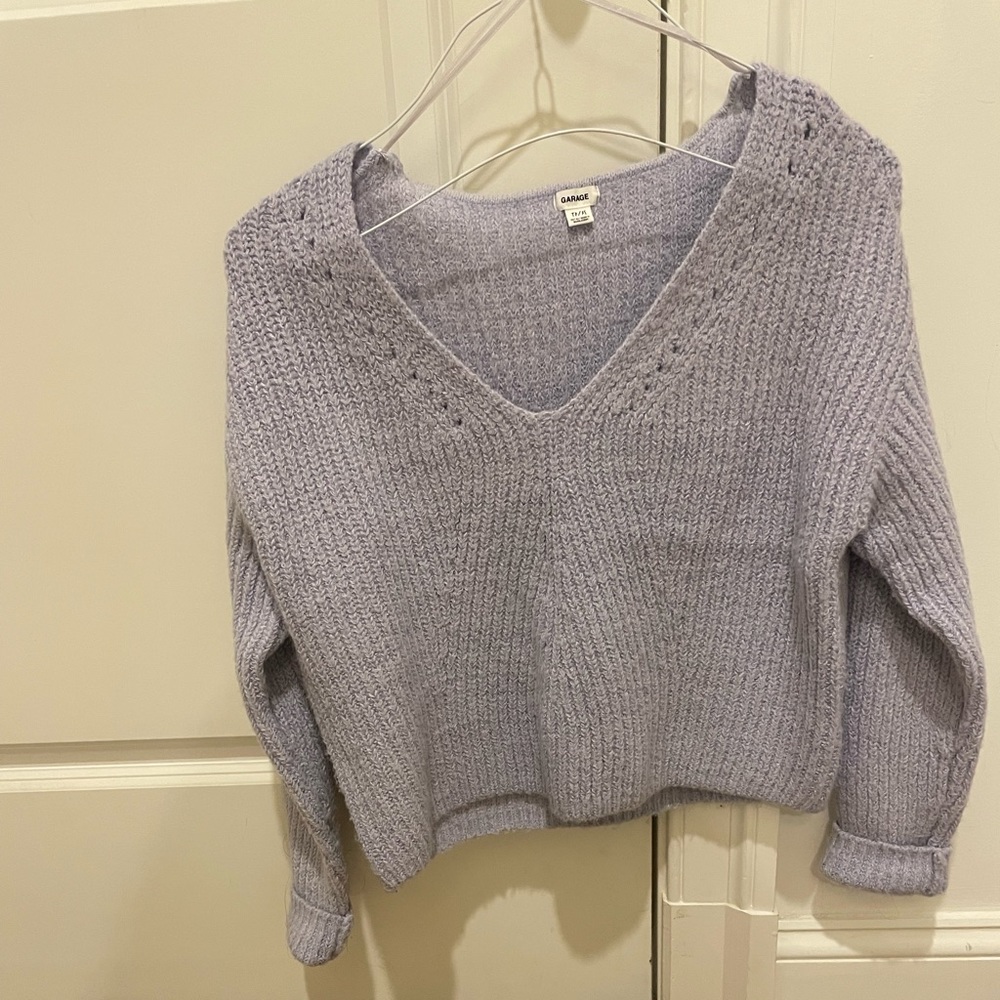 Purple Garage knit sweater